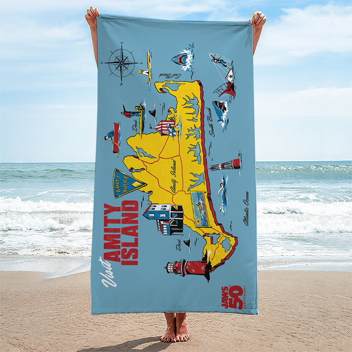 Jaws Rectangle Beach Towel – TANTN 12995