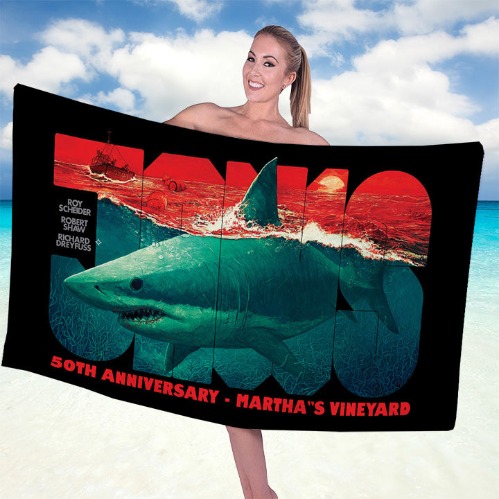 Jaws Rectangle Beach Towel – TANTN 14187