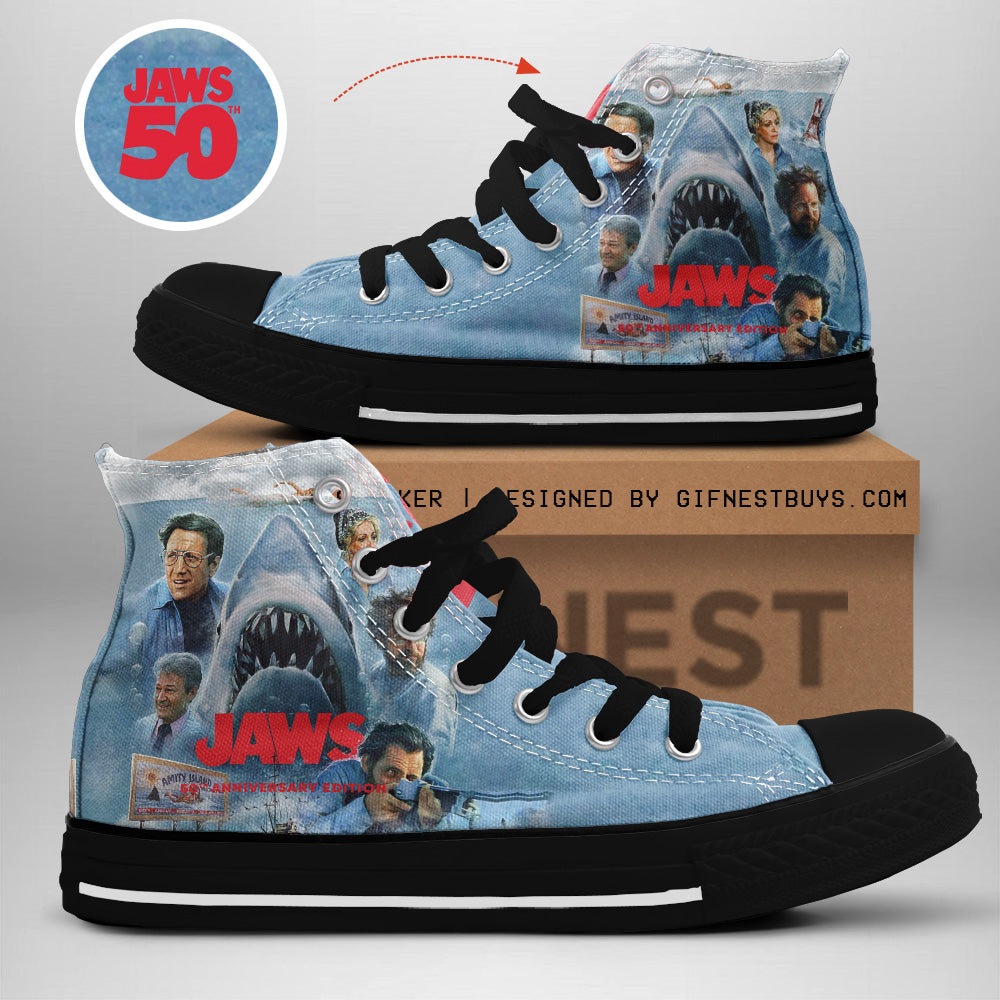 Jaws High Top Canvas Shoes – TANTN 12587
