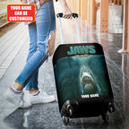 Personalized Jaws Luggage Cover – TANTN 12286
