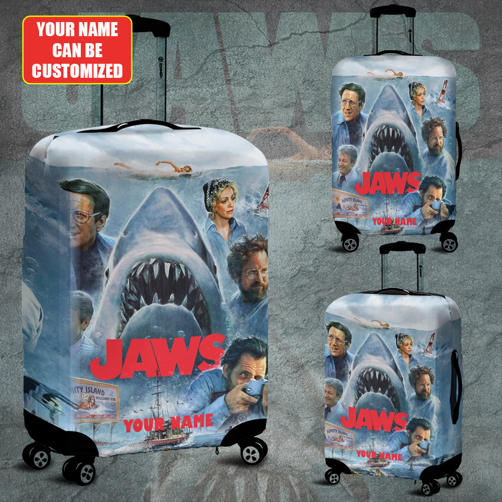 Personalized Jaws Luggage Cover – TANTN 12541