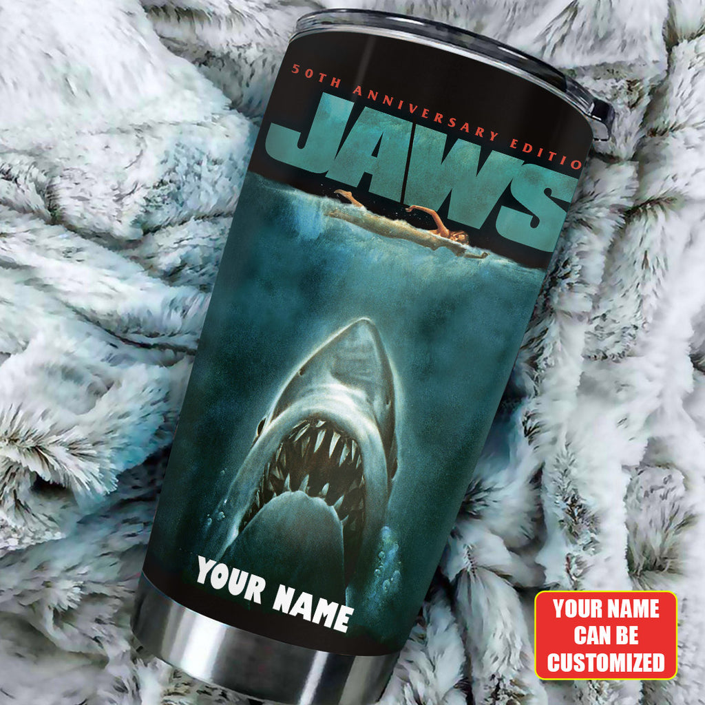 Personalized Jaws Tumbler Cup – TANTN 12280