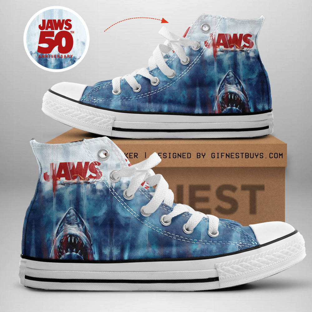 Jaws High Top Canvas Shoes – GNE 3449