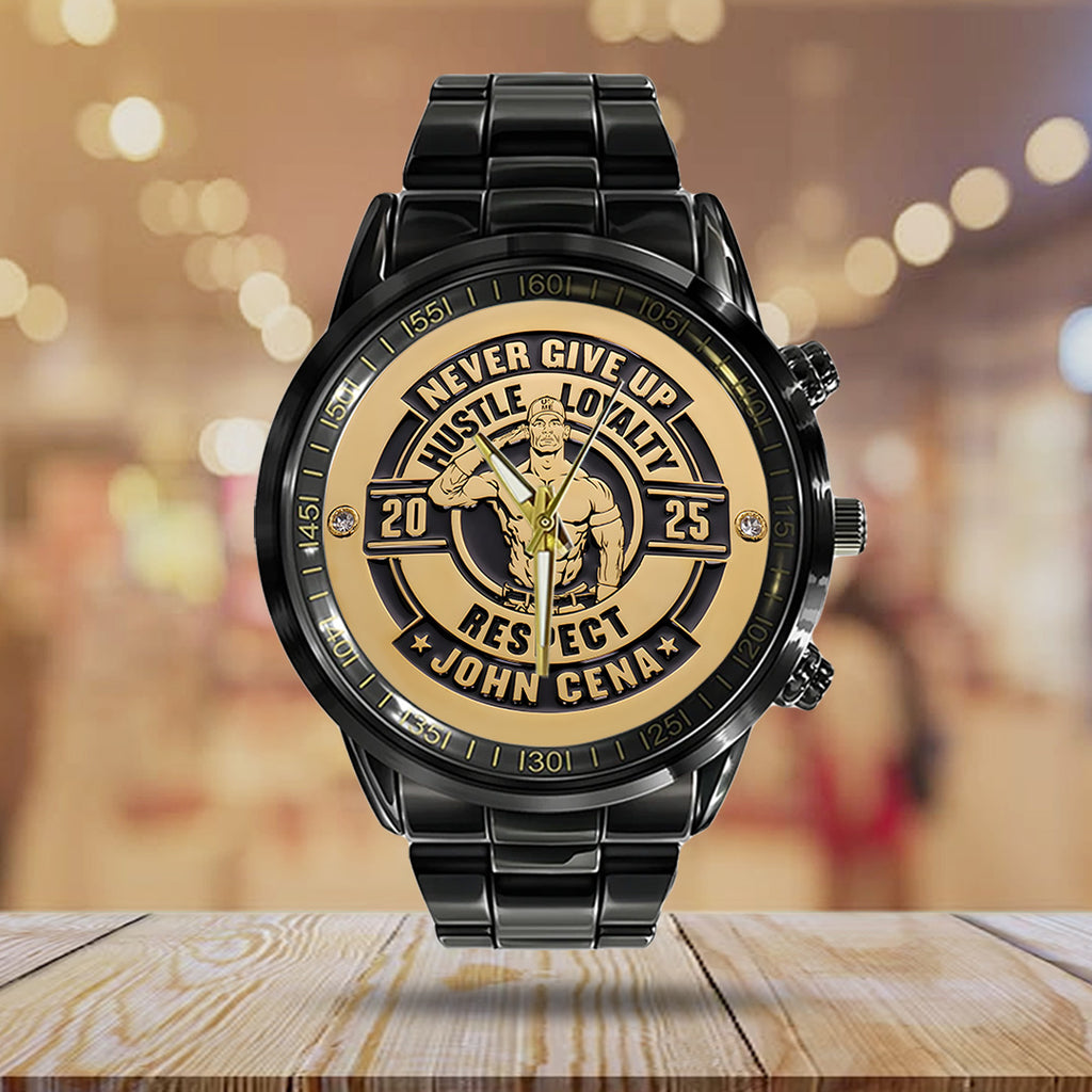 John Cena Black Stainless Steel Watch – TANTN19351