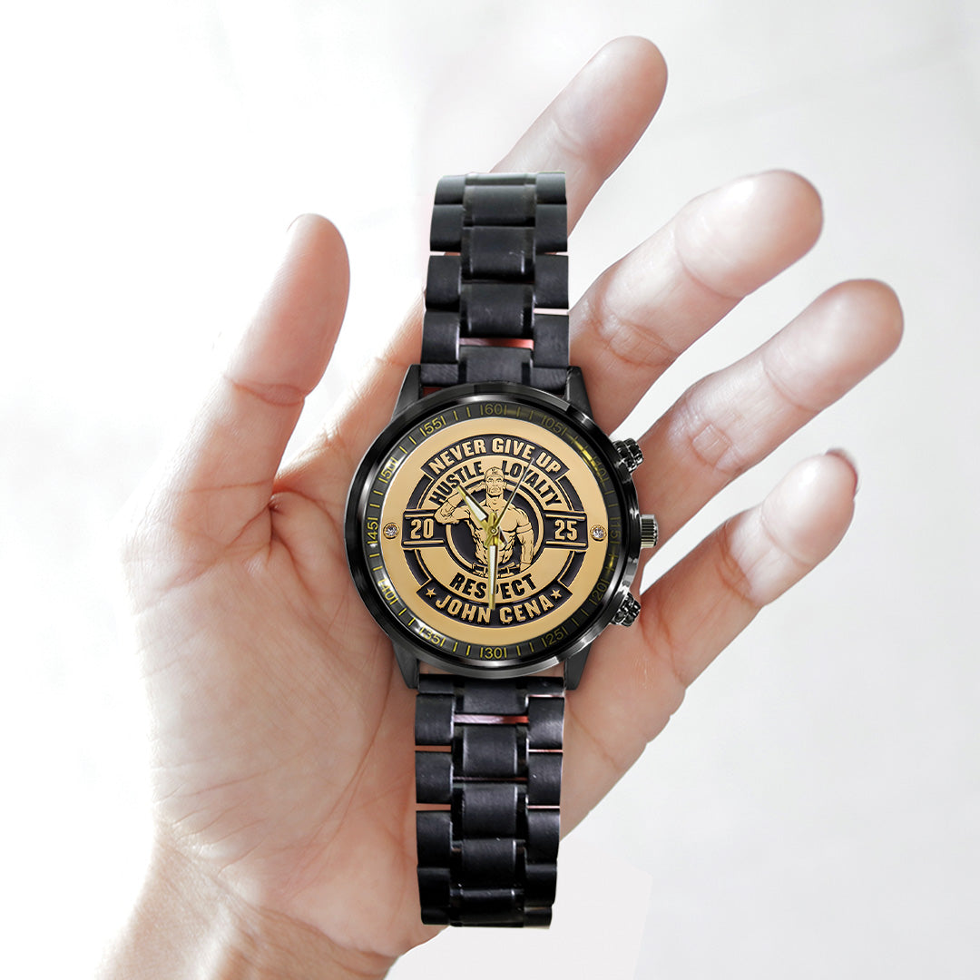 John Cena Black Stainless Steel Watch – TANTN19351
