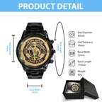John Cena Black Stainless Steel Watch – TANTN19351