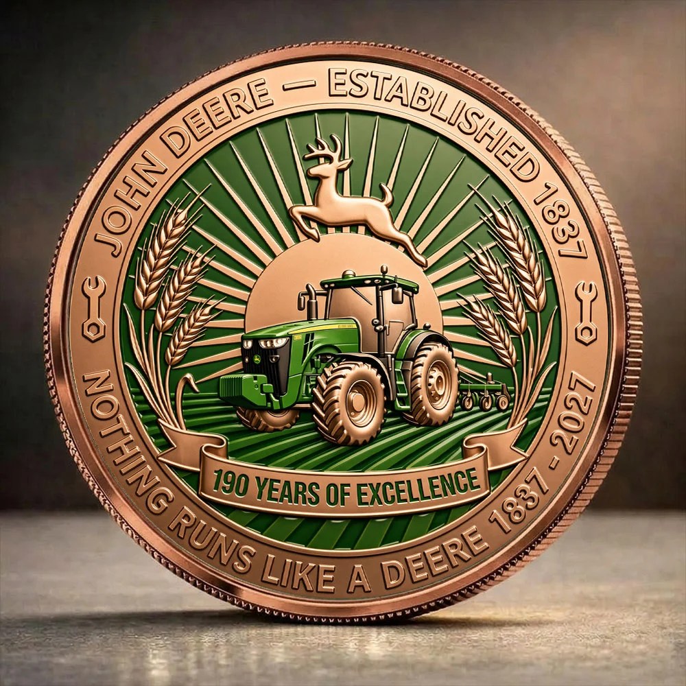 John Deere 190th Anniversary Commemorative Coin – TANTN25166