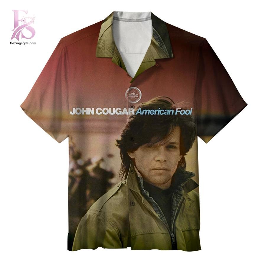 John Mellencamp American Fool Album Hawaiian Shirt
