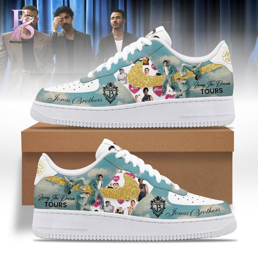 Jonas Brothers Living The Dream Tours Air Force Shoes