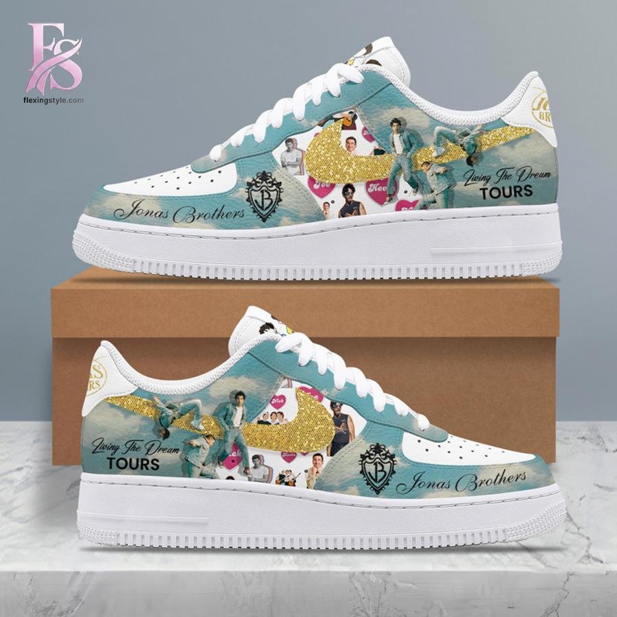 Jonas Brothers Living The Dream Tours Air Force Shoes