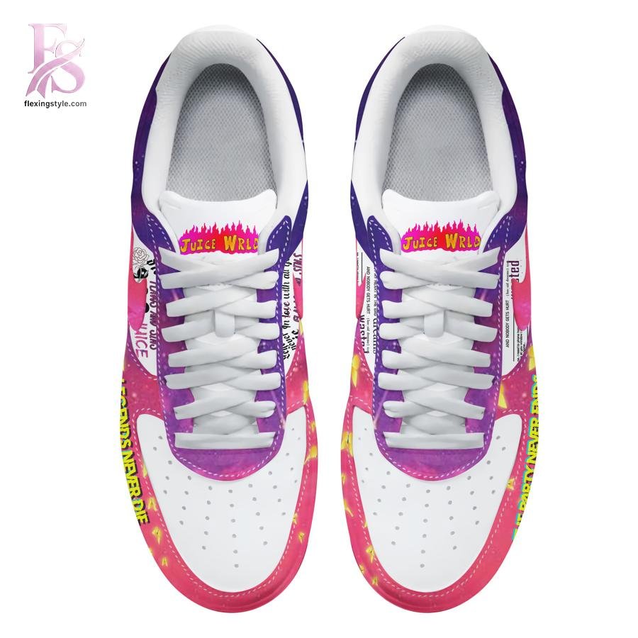 Juice Wrld The Party Never Ends Air Force Shoes