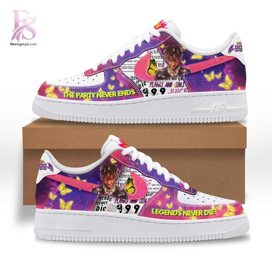 Juice Wrld The Party Never Ends Air Force Shoes