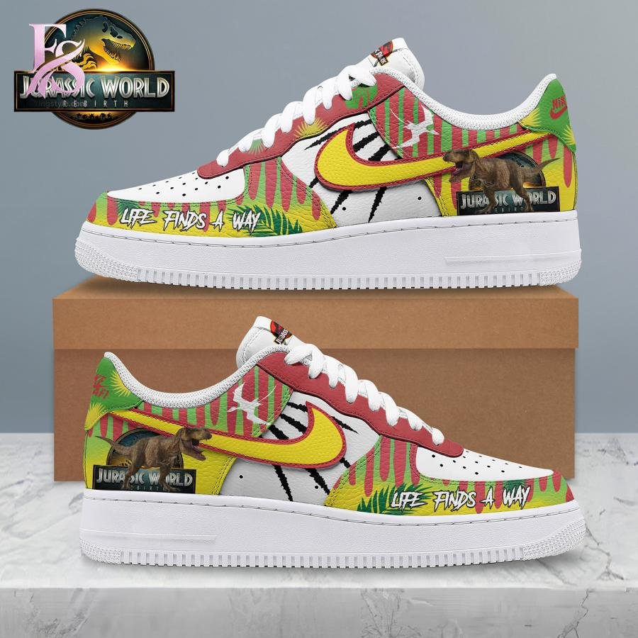 Jurassic World Life Find A Way Air Force Shoes