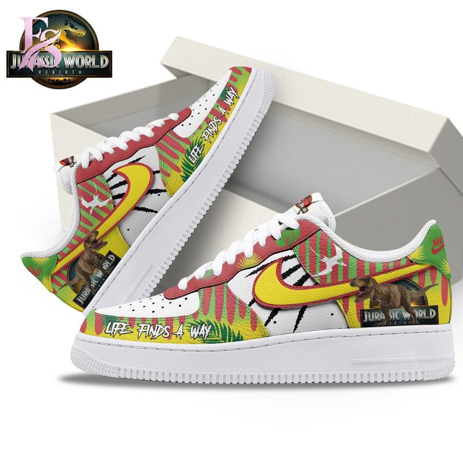 Jurassic World Life Find A Way Air Force Shoes
