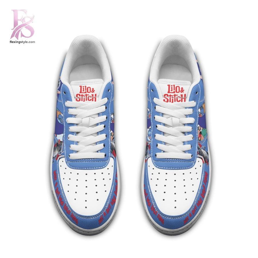 Just A Girl Who Loves Stitch Air Force Shoes