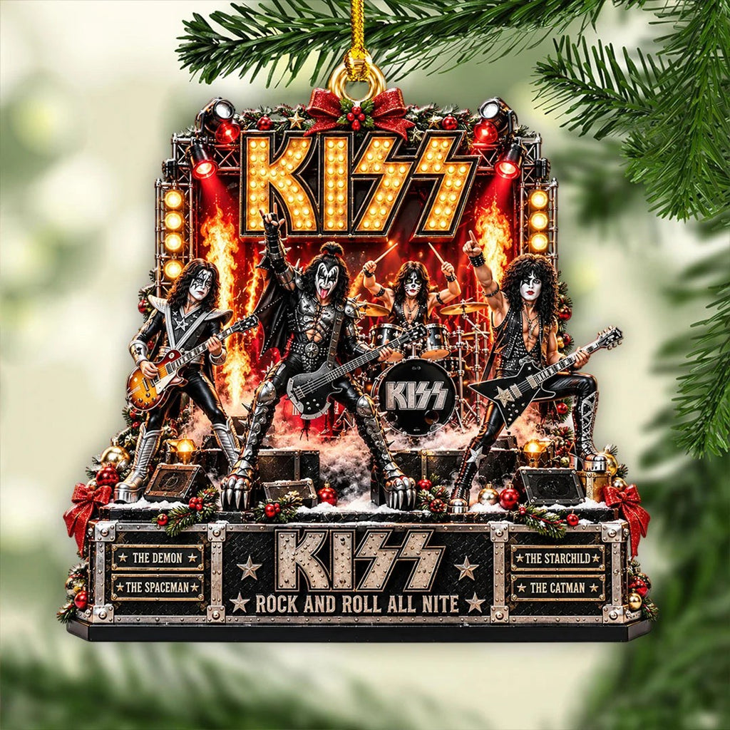 KISS Custom Shape 2-side Printed Acrylic Ornament – HOATT26759