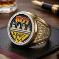 KISS 3D Engraved Ring – TMTHU7041