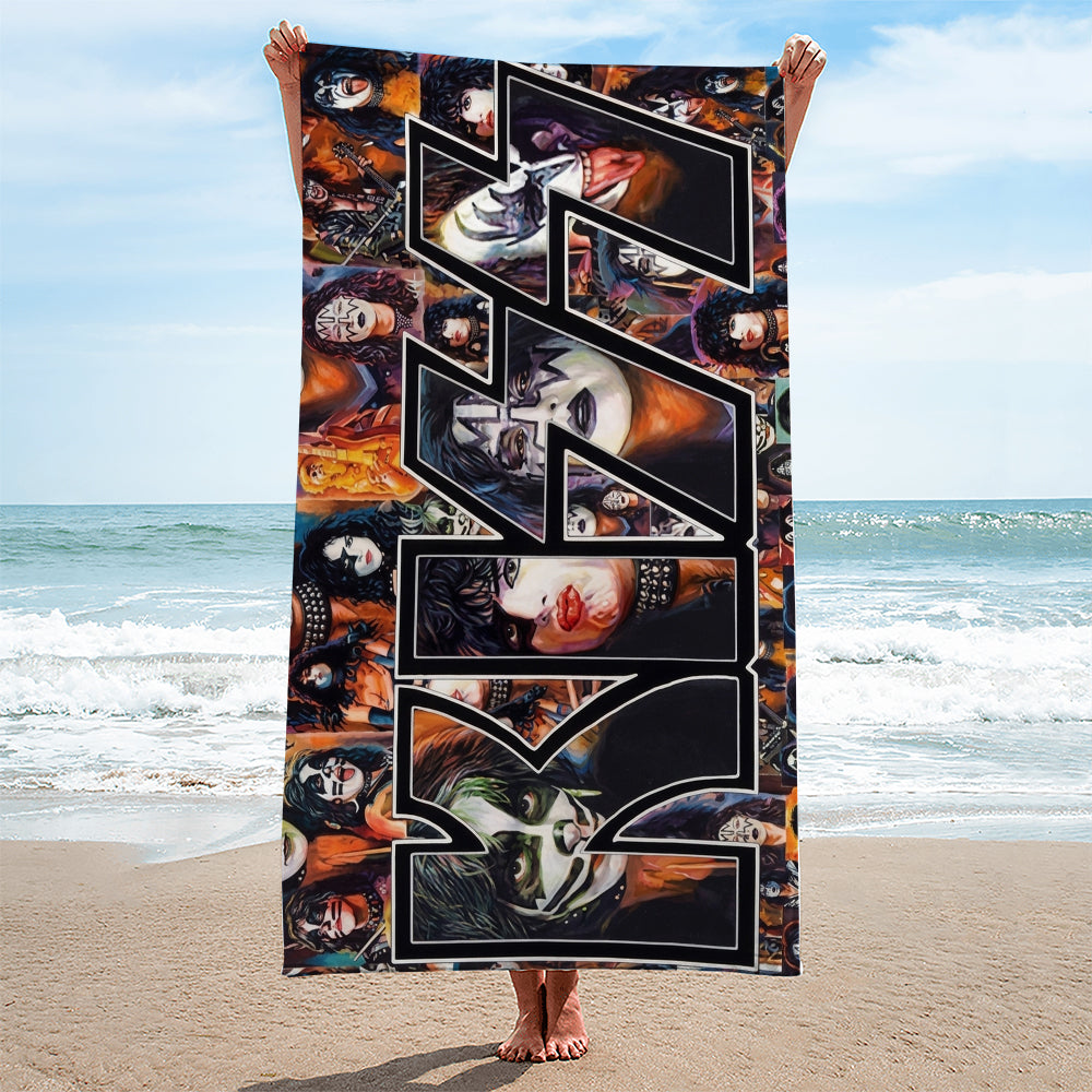 KISS Rectangle Beach Towel – TMTHU5305
