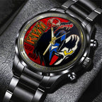 KISS Black Stainless Steel Watch – TANTN 7772