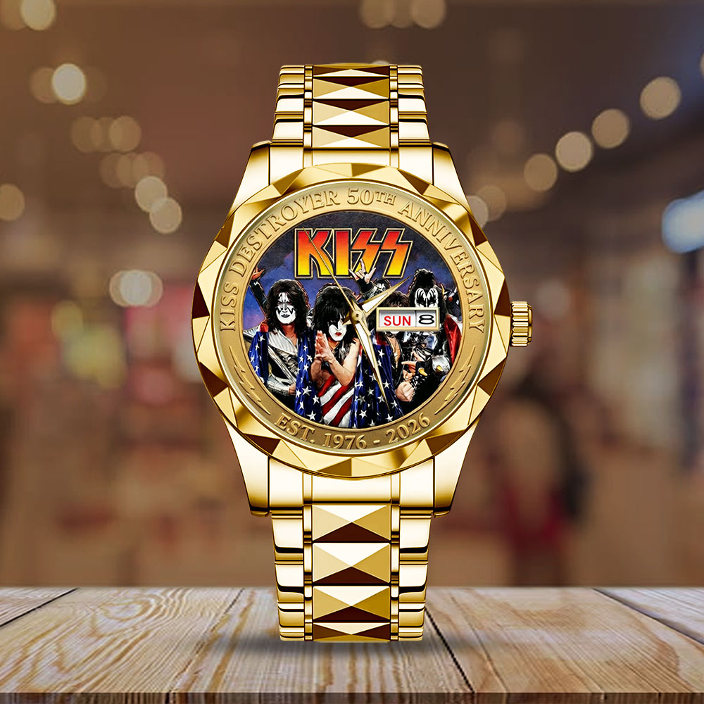 KISS Destroyer 50th Anniversary 2026 Alloy Luxury Quartz Watch – TMTHU5235