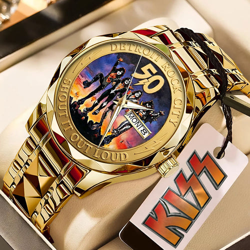 KISS Destroyer 50th Anniversary 2026 Alloy Luxury Quartz Watch – TMTHU5238