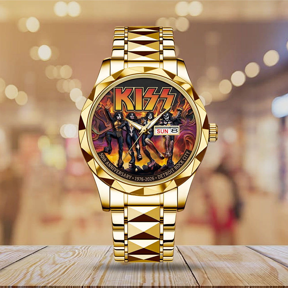 KISS Destroyer 50th Anniversary 2026 Alloy Luxury Quartz Watch – TMTHU5304