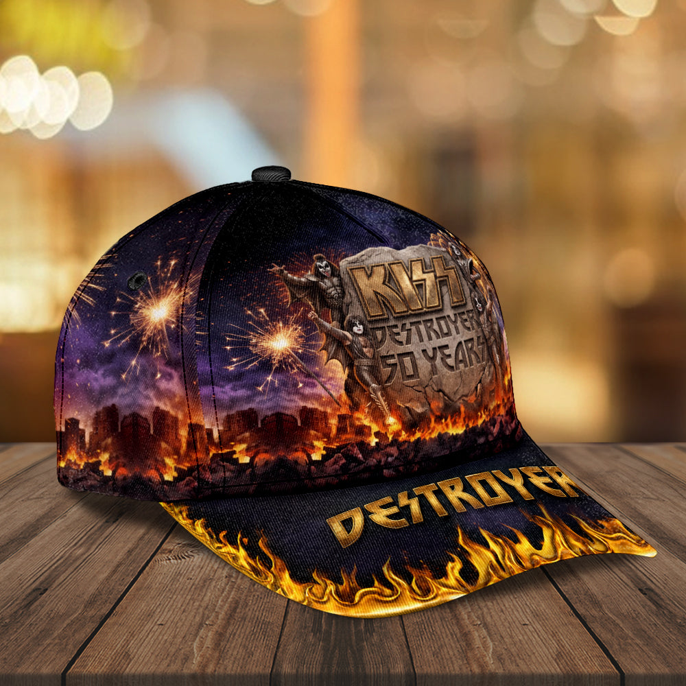 KISS Destroyer 50th Anniversary 2026 Classic Cap – TMTHU7088