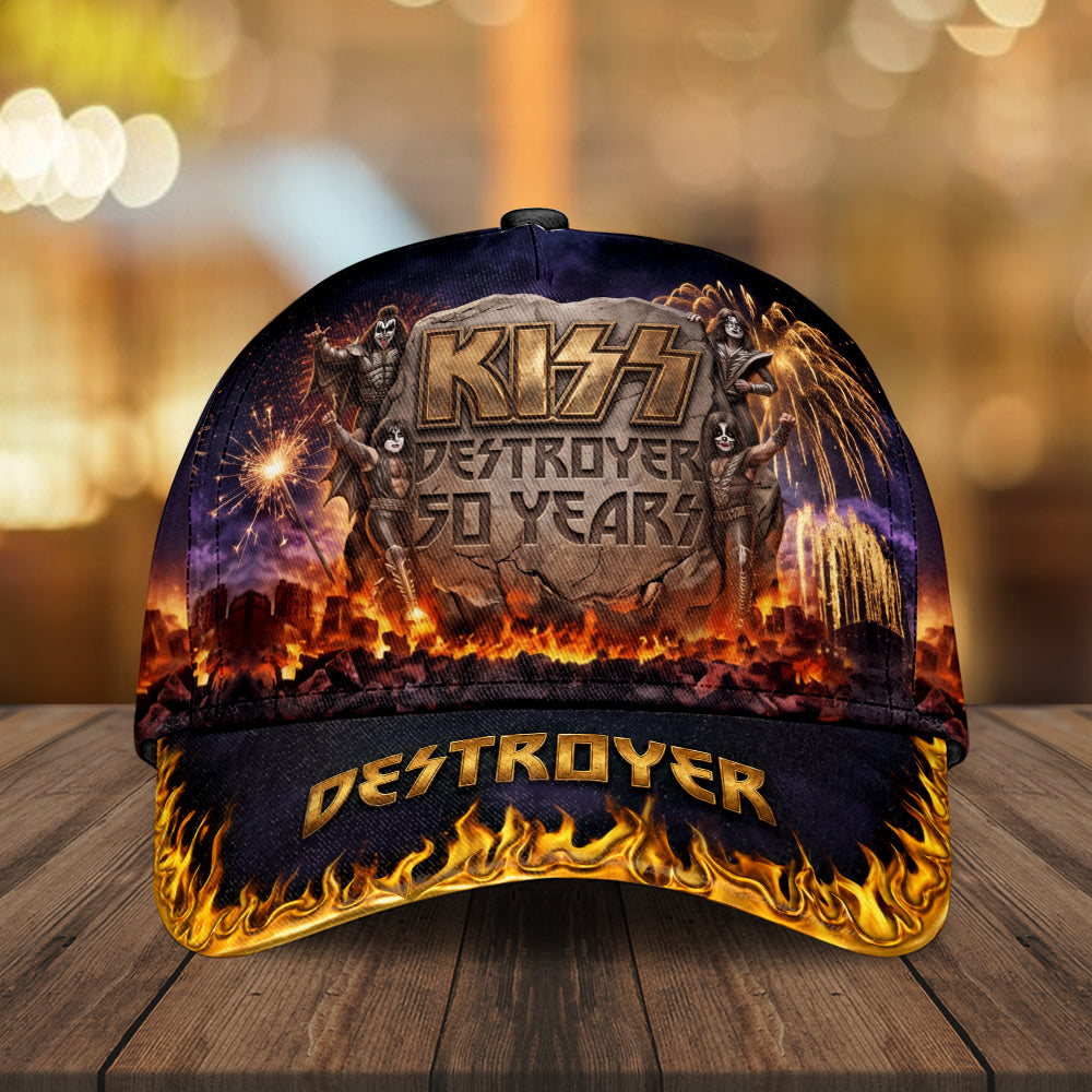 KISS Destroyer 50th Anniversary 2026 Classic Cap – TMTHU7088