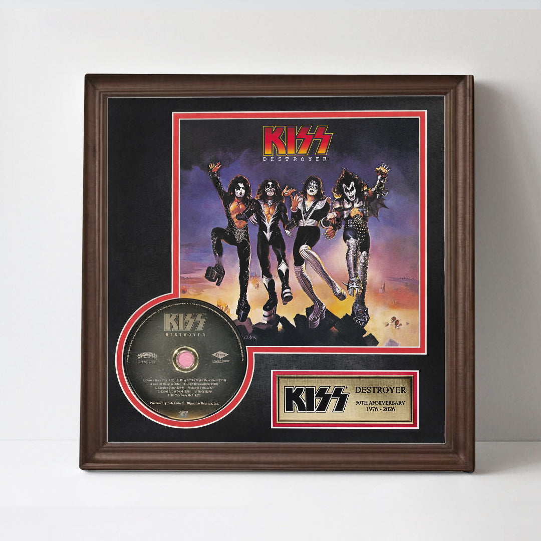 KISS Destroyer 50th Anniversary 2026 Square Canvas With Inner Frame – TMTHU5153