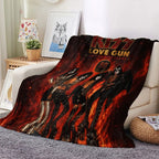 KISS Lovegun 50th Anniversary Fleece Blanket – TMTHU8644