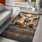KISS Lovegun 50th Anniversary Rectangular Rug – TMTHU7945
