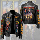 KISS Motorcycle Leather Jacket – TMTHU4837