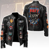 KISS Motorcycle Leather Jacket – HOATT17082