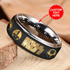 Personalized Kiss Band Custom Alloy Ring – HOATT 12233
