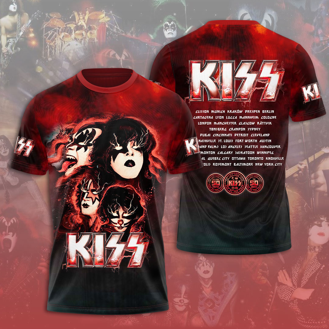 Kiss Band 3D Apparel – GNE 675