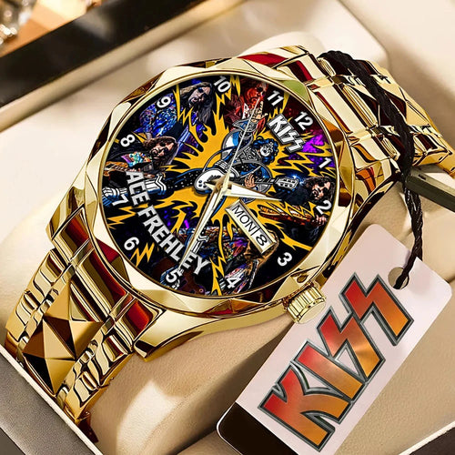 KISS x Ace Frehley Alloy Luxury Quartz Watch – TMTHU8819