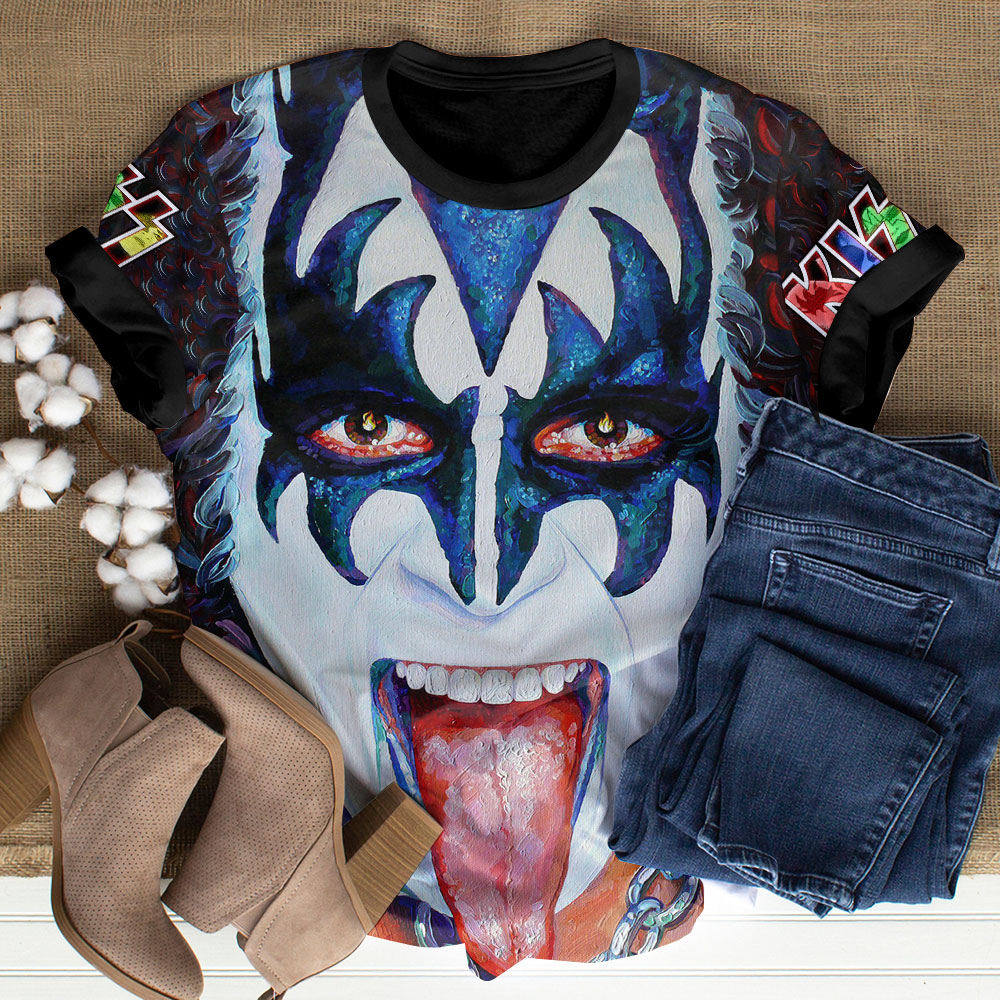 Kiss Band 3D T-Shirt – GNE NEW367