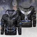 KISS x Ace Frehley 2D Leather Hooded Jacket – HOATT14037