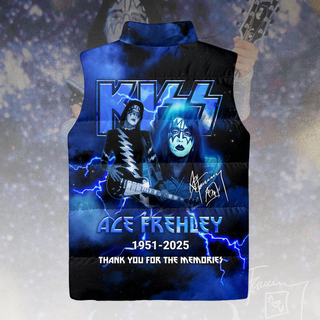 KISS x Ace Frehley 3D Sleeveless Down Jacket – HOATT14048