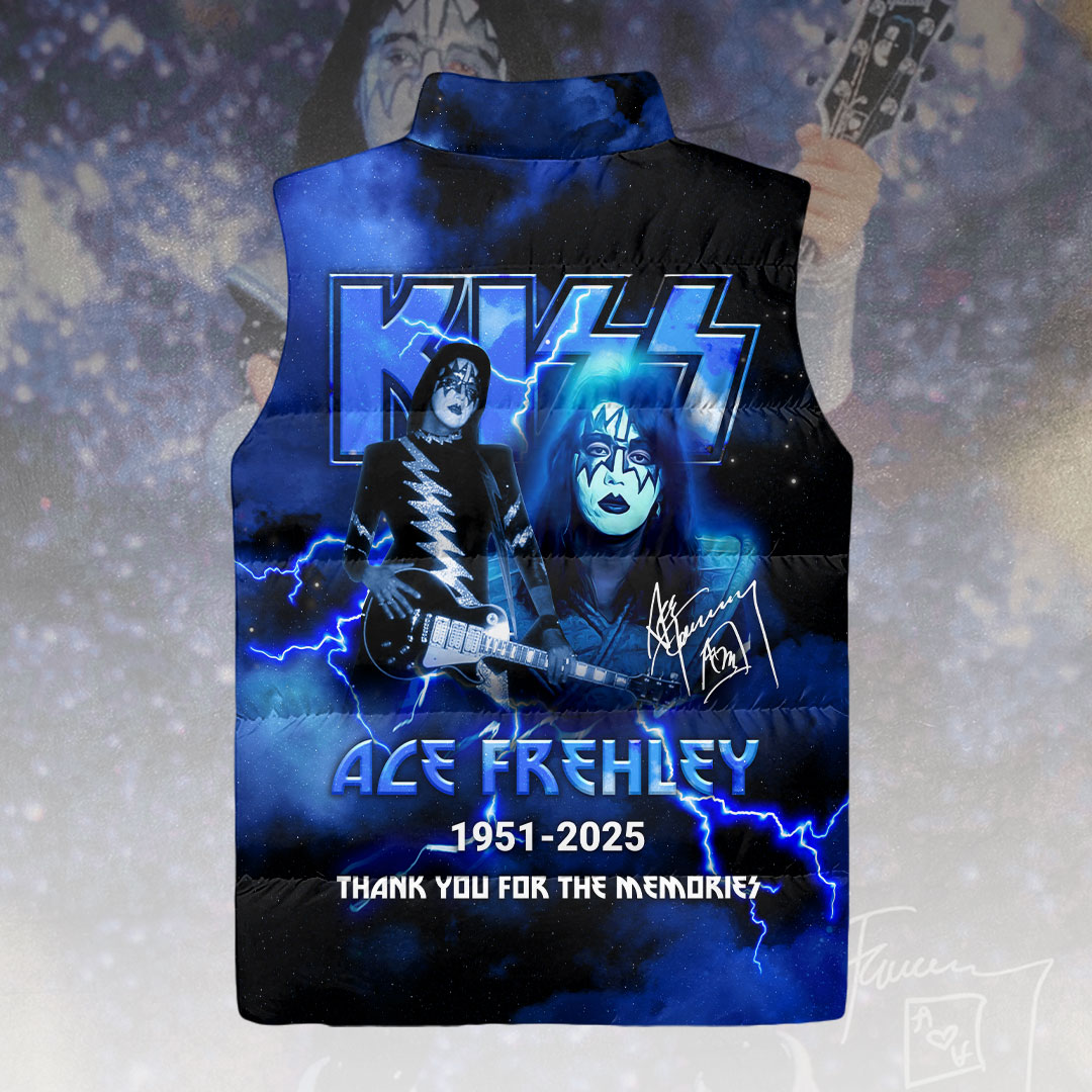 KISS x Ace Frehley 3D Sleeveless Down Jacket – HOATT14048