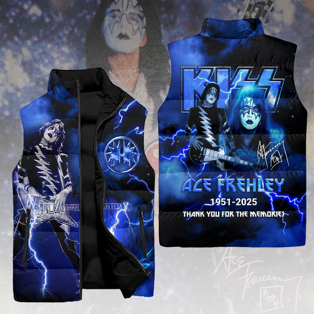 KISS x Ace Frehley 3D Sleeveless Down Jacket – HOATT14048