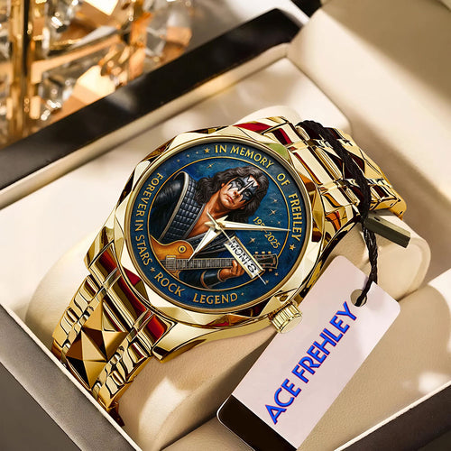 KISS x Ace Frehley Alloy Luxury Quartz Watch – MAITM13465