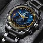 KISS x Ace Frehley Black Stainless Steel Watch – MAITM13472