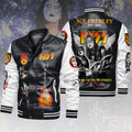 KISS x Ace Frehley Leather Bomber Jacket – HOATT14085