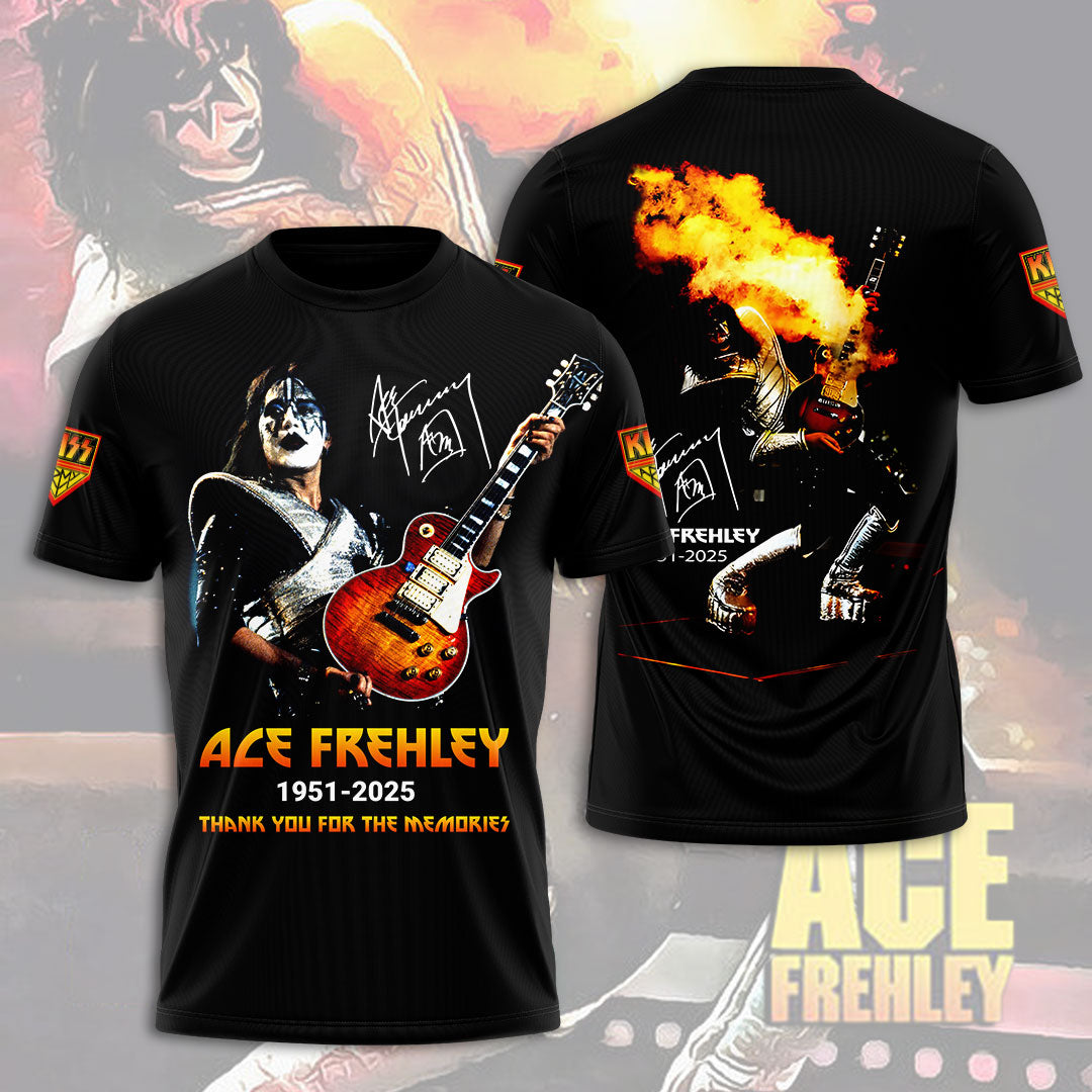 KISS x Ace Frehley 3D Apparel – HOATT14093