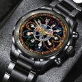 KISS Black Stainless Steel Watch – GNE NEW08