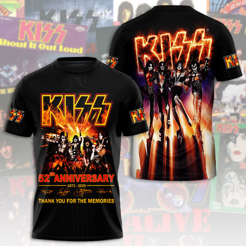 Kiss Band 3D Apparel – HOATT 7673