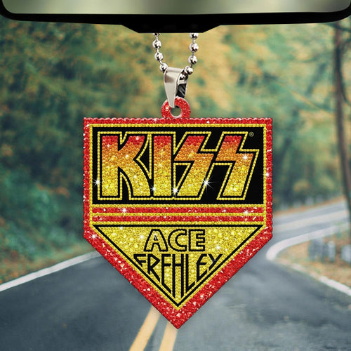 KISS x Ace Frehley Custom shape 2-sided Acrylic Car Ornament – TMTHU1582