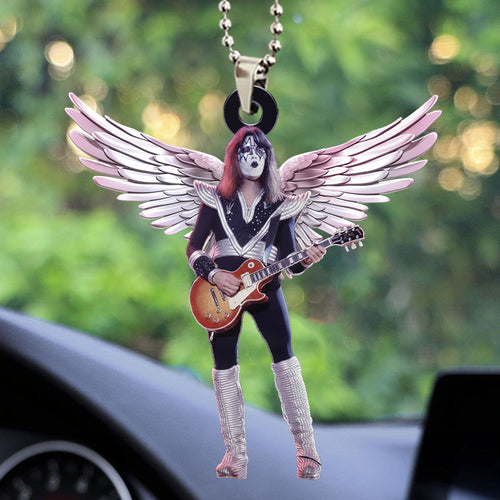KISS x Ace Frehley Custom shape 2-sided Acrylic Car Ornament – HOATT13921