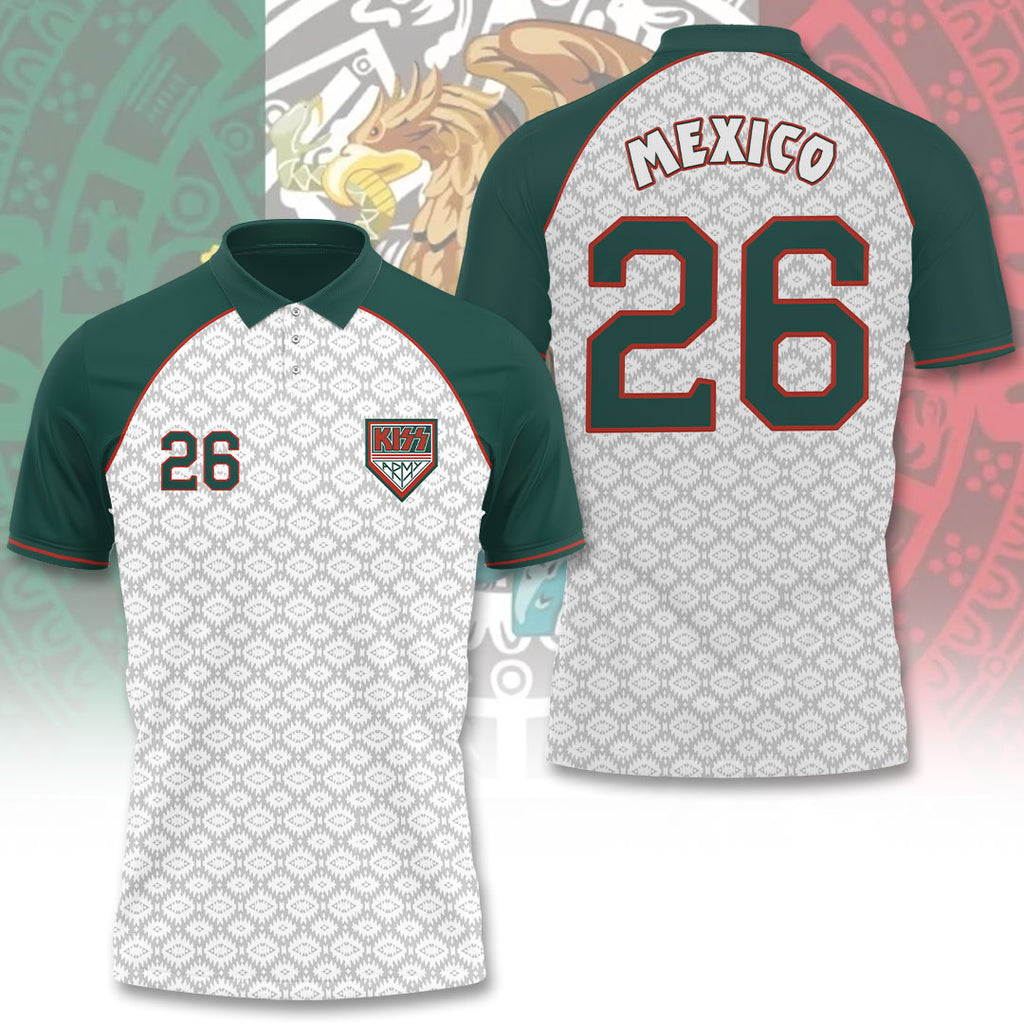 KISS x Mexico National Football World Cup 2026 3D Apparel – TANTN23721